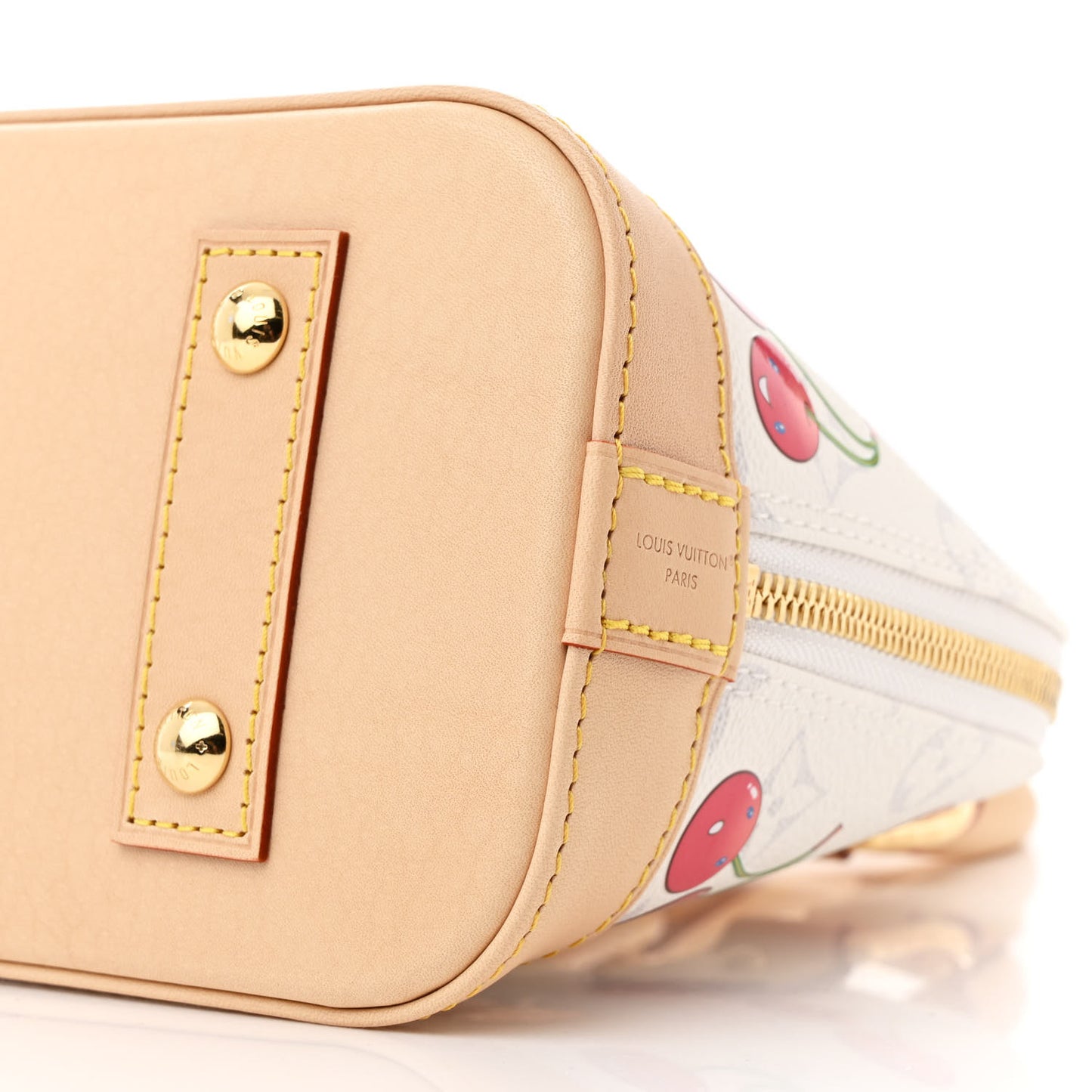 LV X TM Monogram Cerises Alma BB White