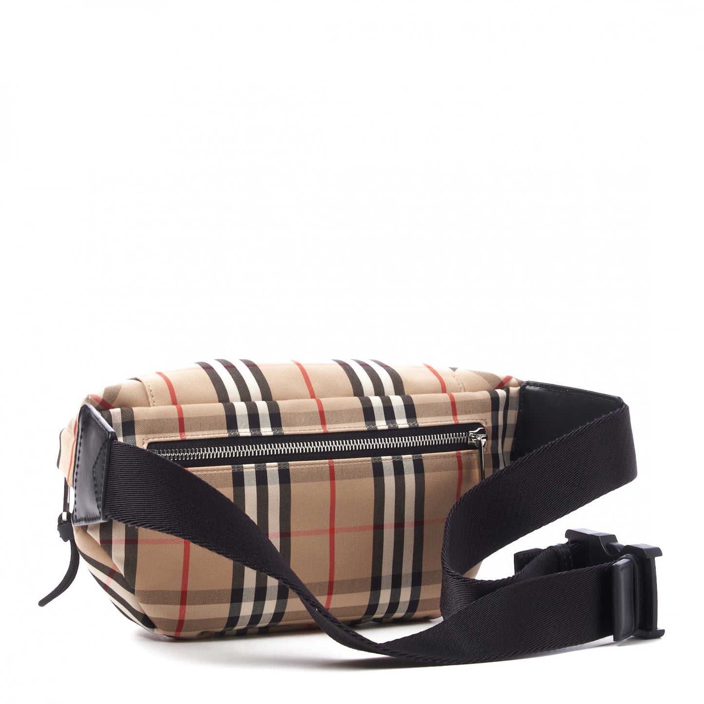 Nylon Vintage Check Medium Sonny Bum Bag Archive Beige Black