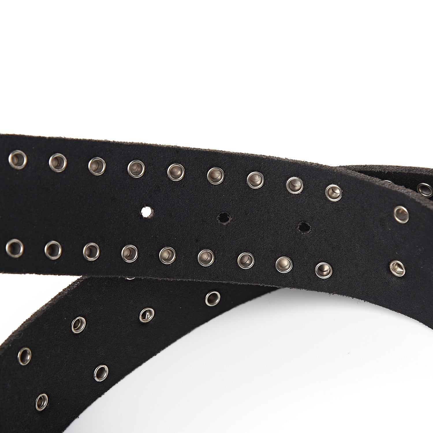 Gucci Calfskin Studded Double G 40mm Belt 90 36 Black 4 of 5