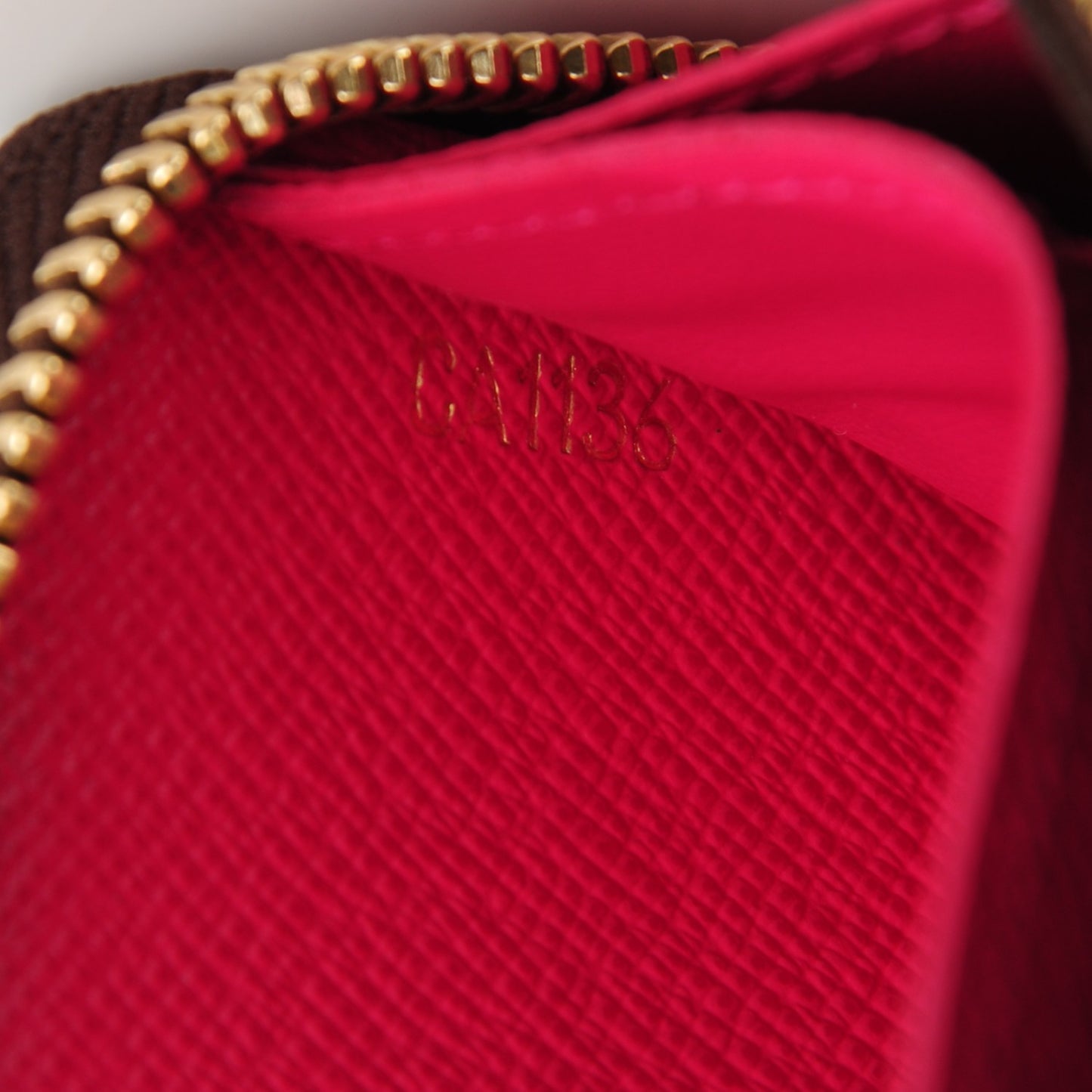 Monogram Clemence Wallet Fuchsia