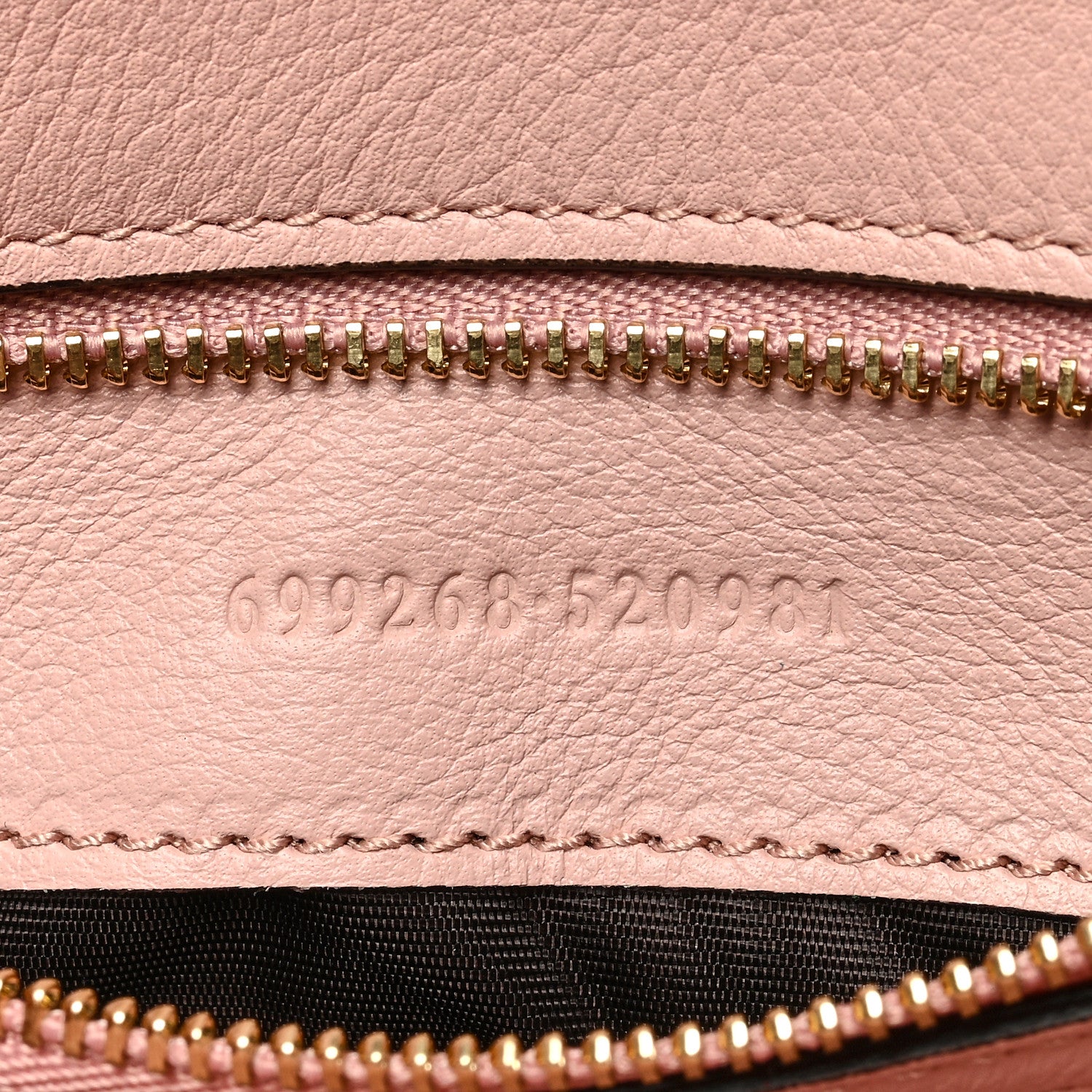 Gucci Roxy Calfskin Blondie Chain Shoulder Flap Bag Powder Pink 7 of 10