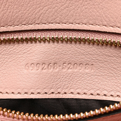 Gucci Roxy Calfskin Blondie Chain Shoulder Flap Bag Powder Pink 7 of 10