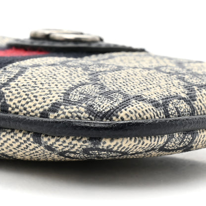 Gucci GG Supreme Monogram Web Ophidia Key Case Beige Blue 8 of 10
