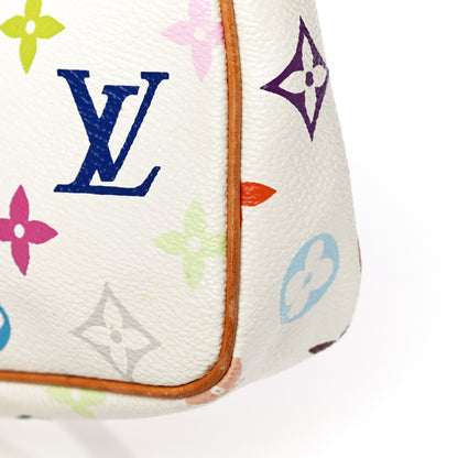 Louis Vuitton Monogram Multicolor Pochette Accessories White 10 of 15