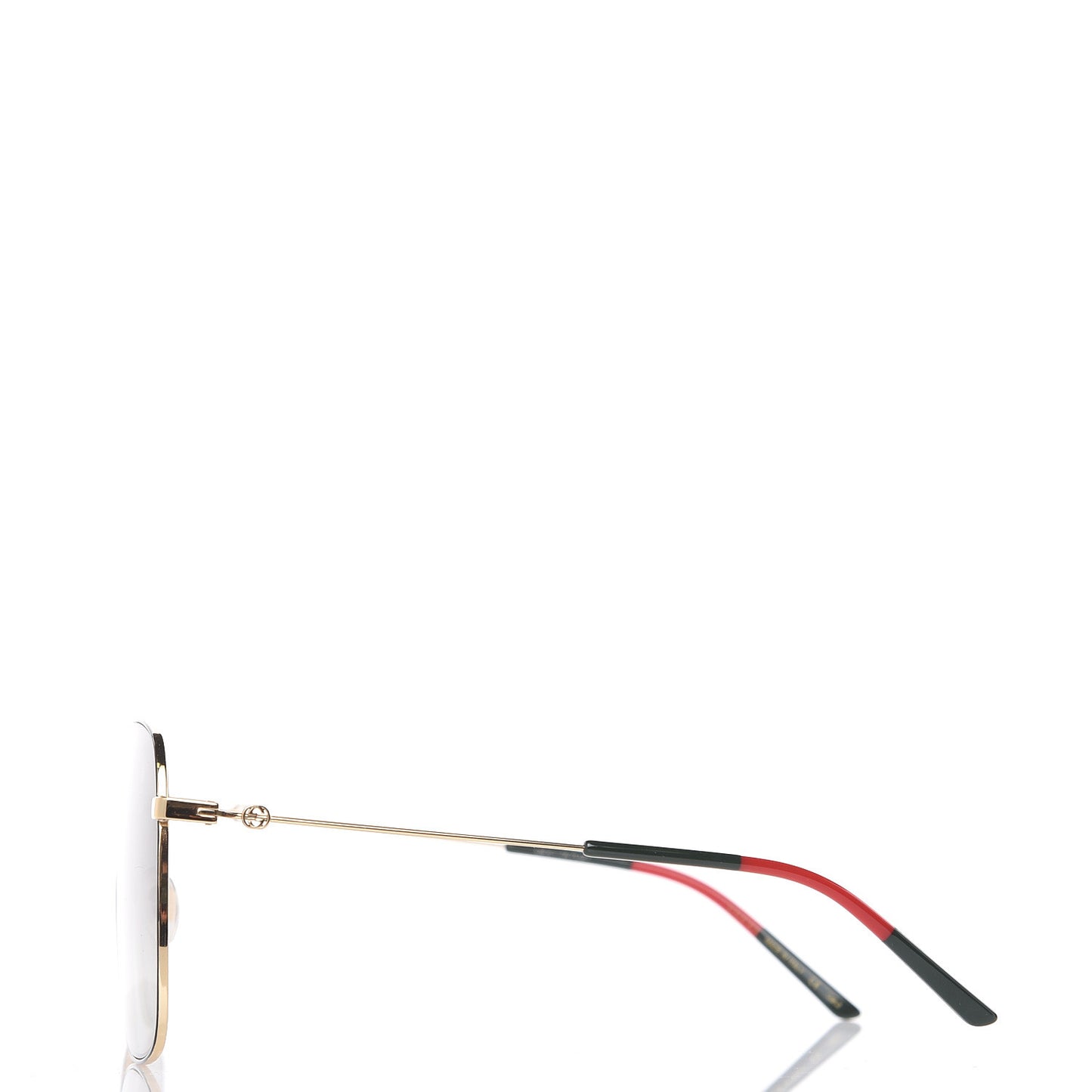 Web Rectangular Frame Interlocking G Sunglasses GG0394S Green Red