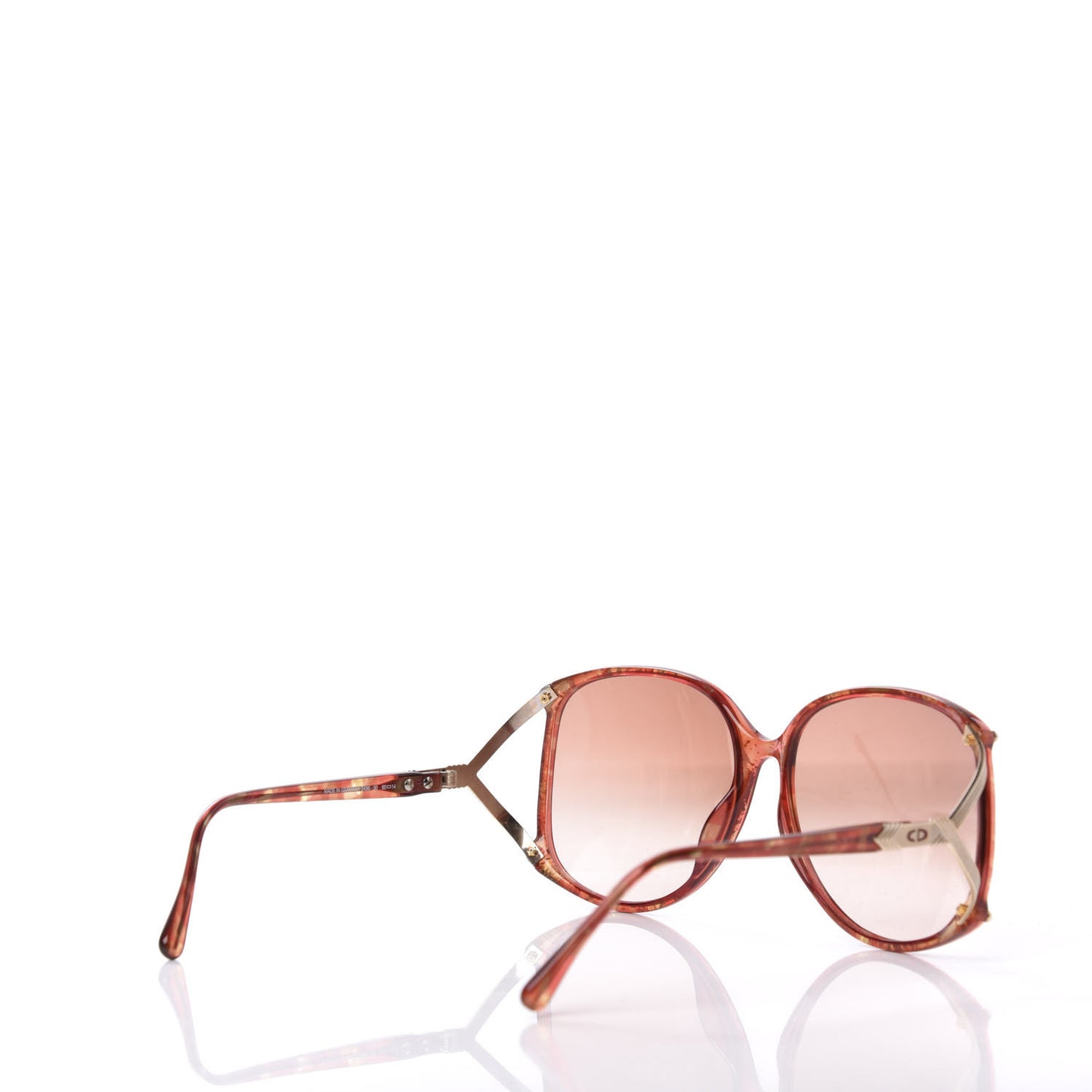 Square Sunglasses Orange Tortoise