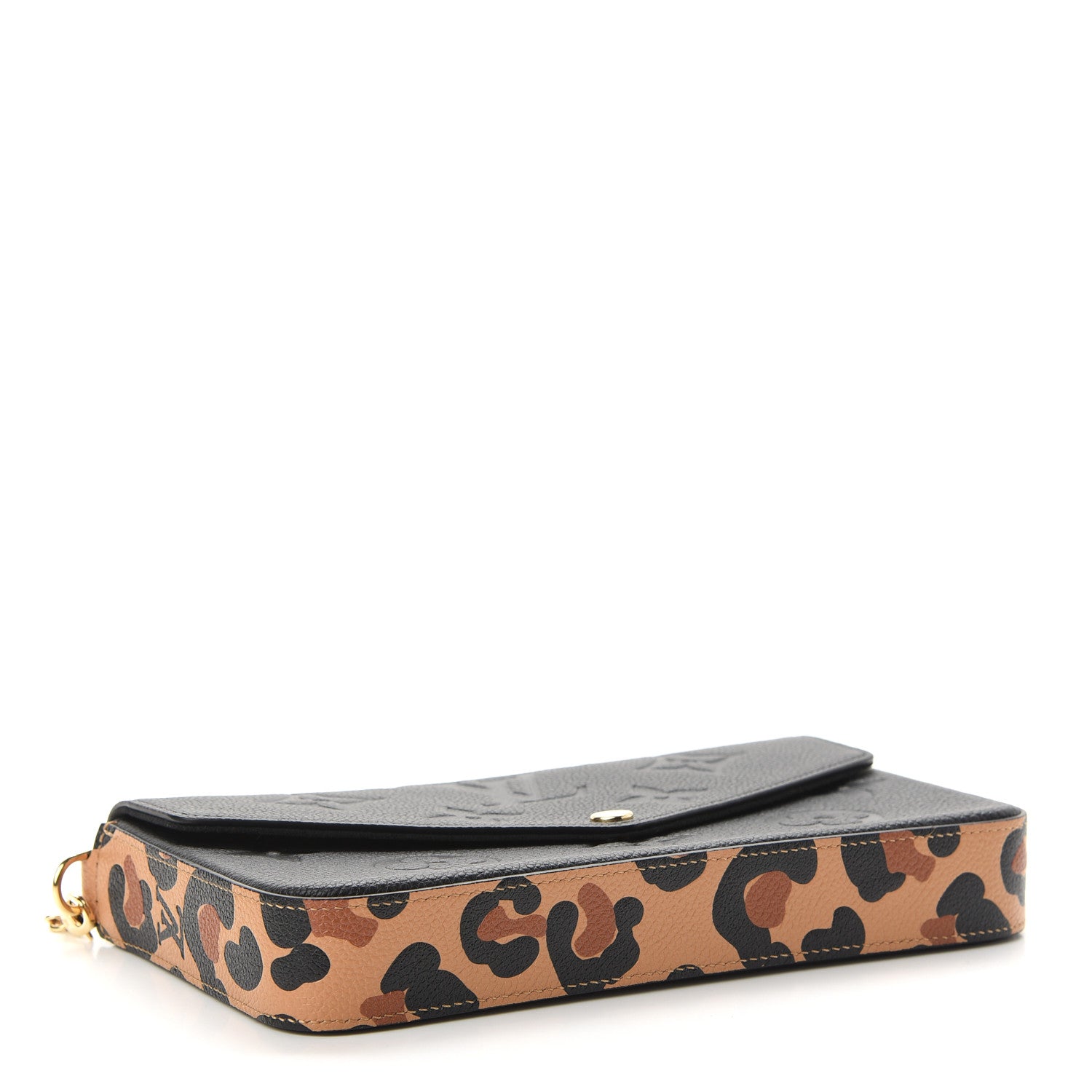 Louis Vuitton Empreinte Monogram Giant Wild At Heart Felicie Pochette Black 5 of 9