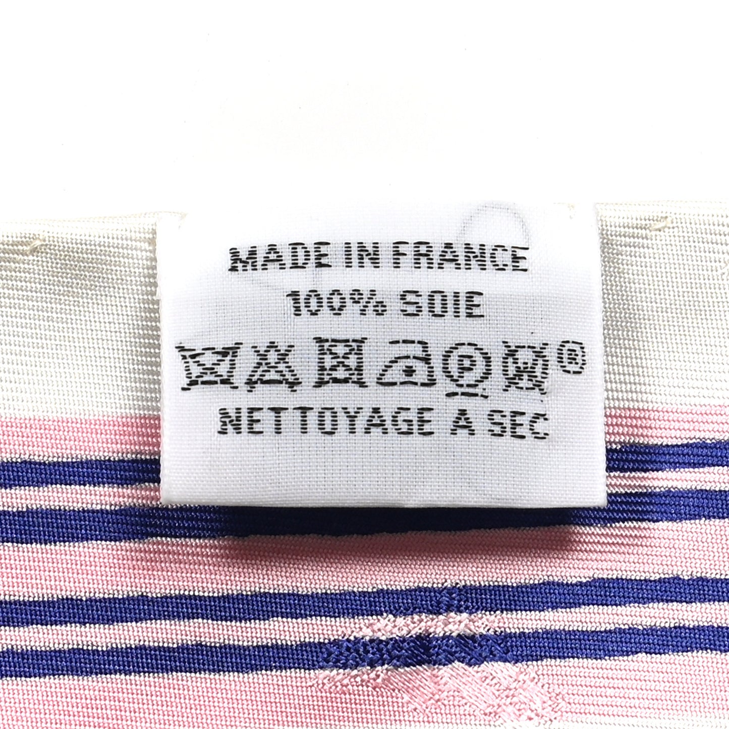 Silk Garde Robe Pop Charm Triangle Scarf 70 Multicolor White