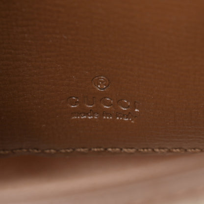 Gucci GG Supreme Monogram Azalea Calfskin Web Horsebit 1955 Wallet On Strap Beige Ebony Brown Sugar 6 of 11