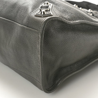 Balenciaga Chevre Silver Metallic Edge Hardware City Gris Acier 11 of 11