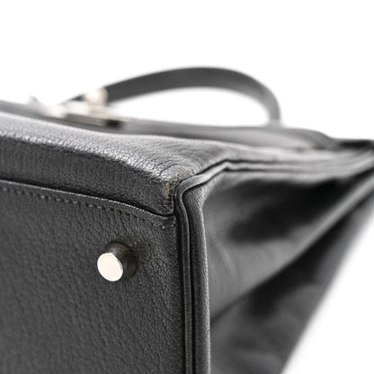 Hermes Chevre De Coromandel Kelly Retourne 35 Black 13 of 19