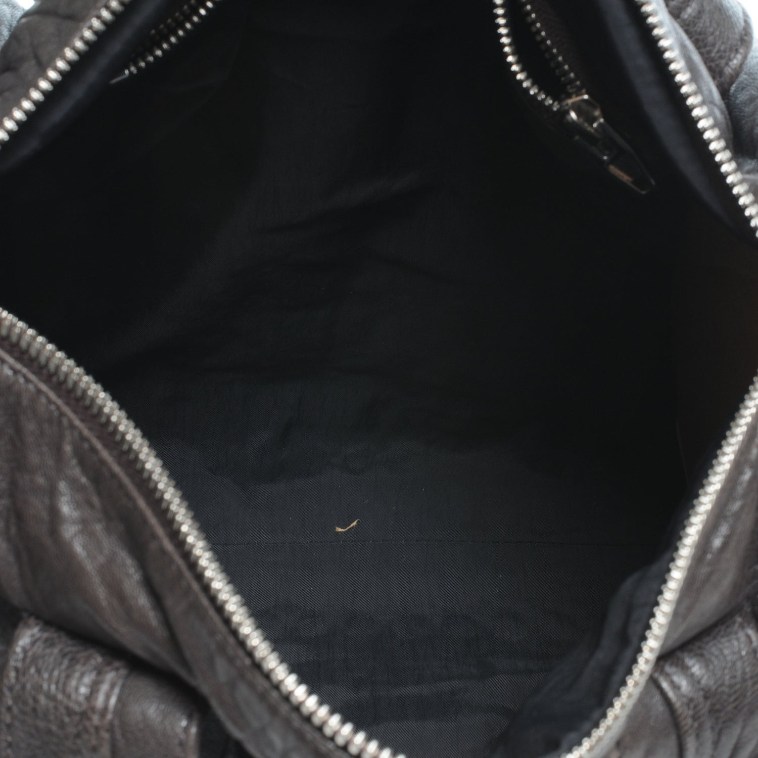 Alexander Wang Leather Rocco Duffel Charcoal w Silver Hardware 5 of 6