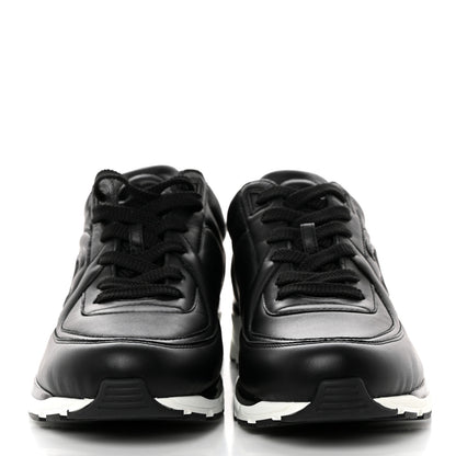 Chanel Calfskin CC Sneakers 40.5 Dark Grey 2 of 8