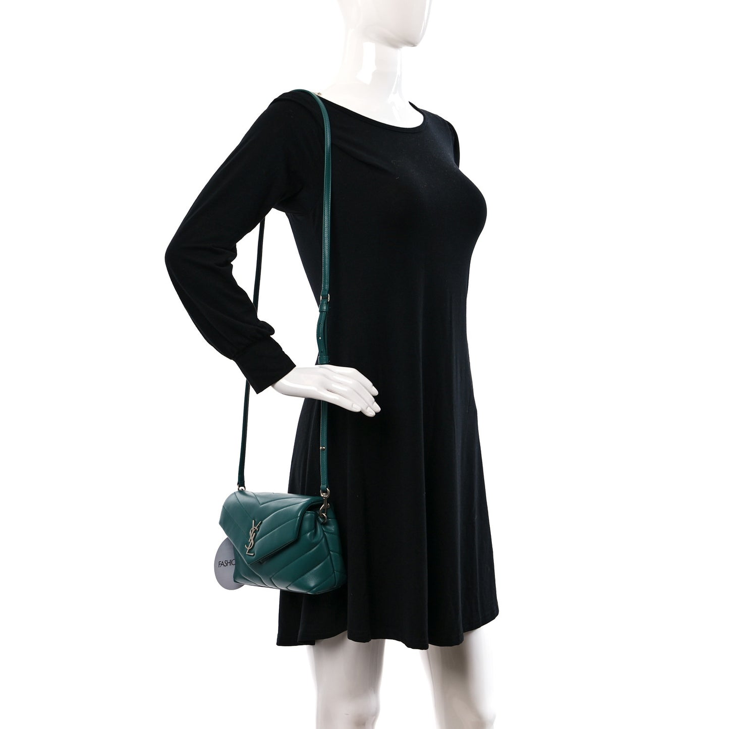 Calfskin Y Quilted Monogram Toy Loulou Satchel Dark Turquoise