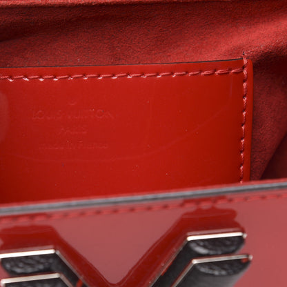 Louis Vuitton Patent Monogram Infrarouge Twist Shoulder Bag PM Coquelicot 6 of 12