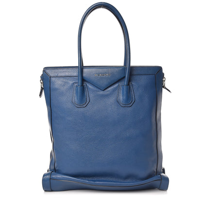 Givenchy Grained Goatskin Antigona Zippered Tote Blue 1 of 11