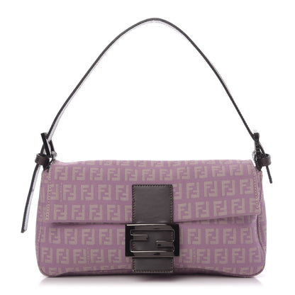 Fendi Zucchino Baguette Purple 1 of 9