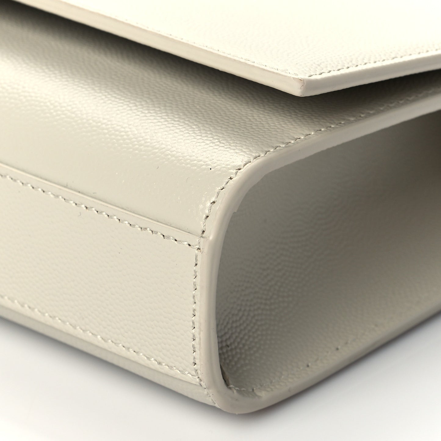 Grain De Poudre Medium Classic Monogram Kate Satchel Crema Soft