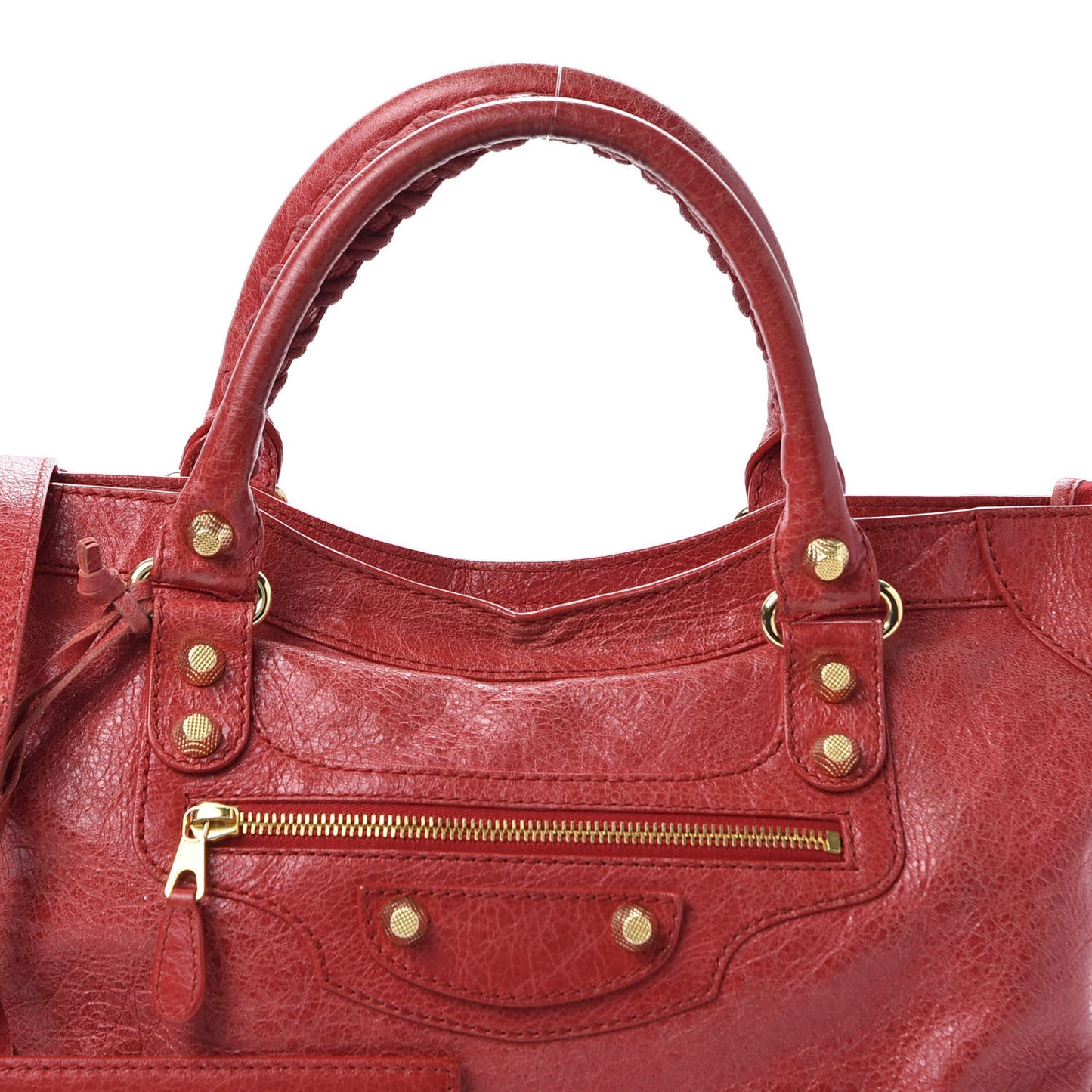 Agneau Giant 12 Gold Hardware City Rouge Cardinal