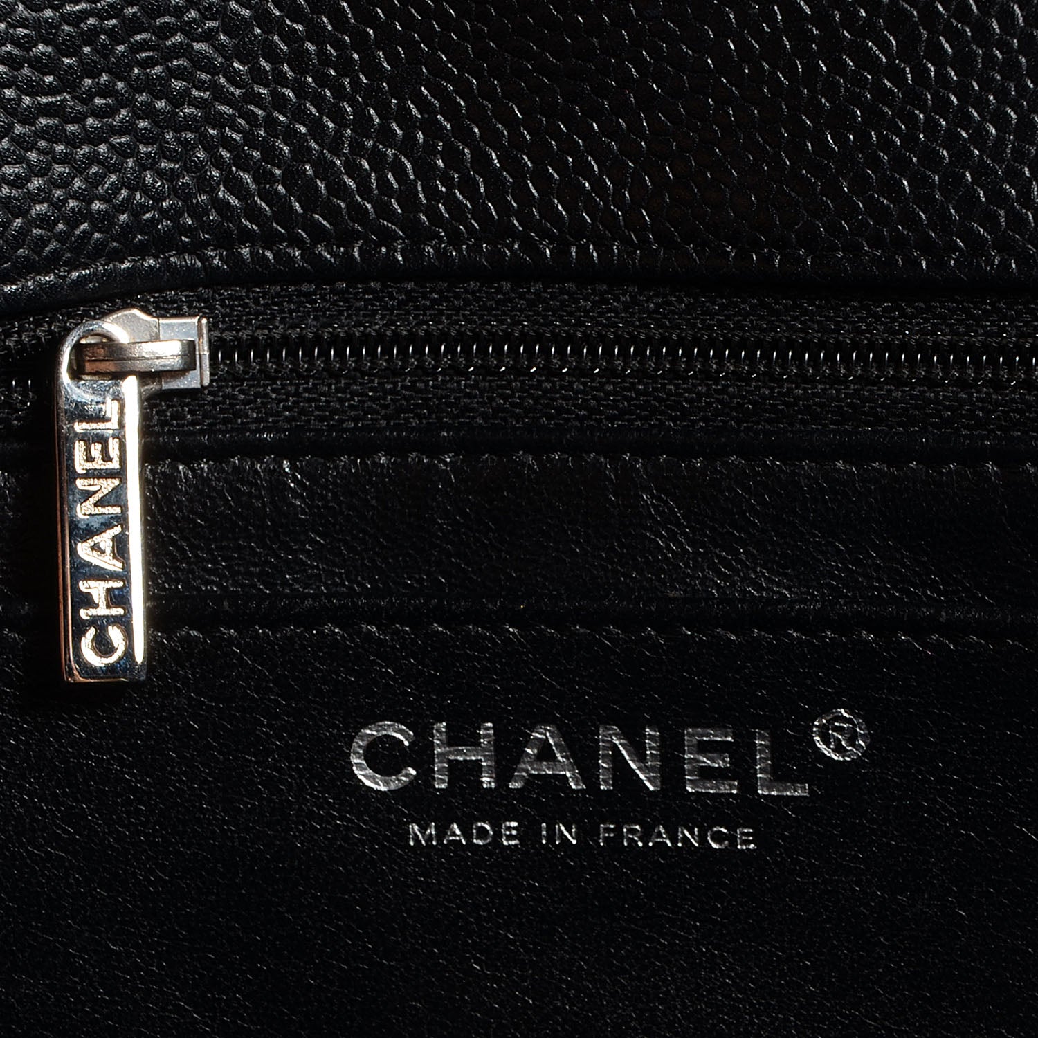Chanel Caviar Quilted Jumbo Single Flap Black 7 of 9