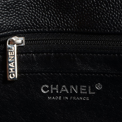 Chanel Caviar Quilted Jumbo Single Flap Black 7 of 9