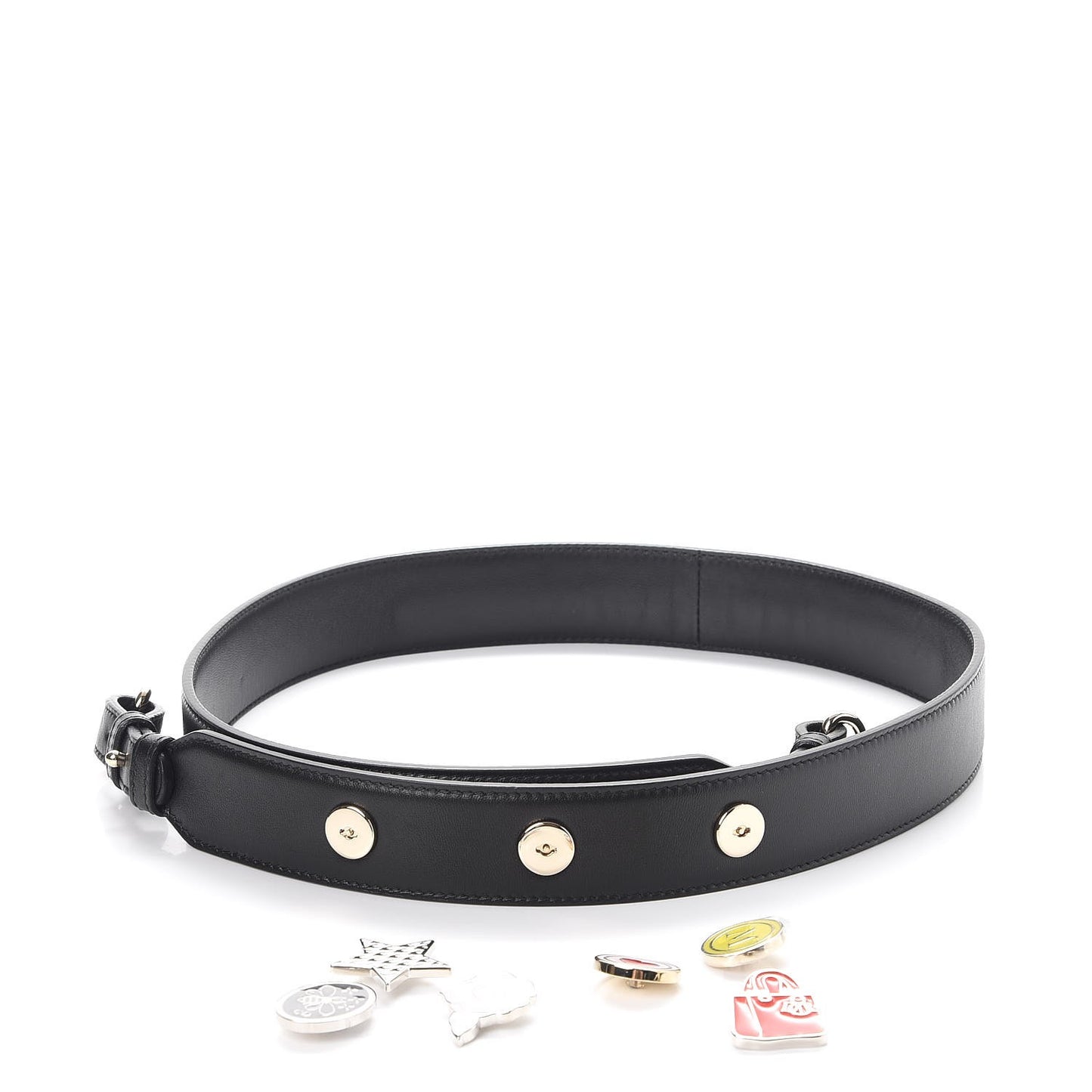 Lambskin Cannage Small Lucky Badges My Lady Dior Black