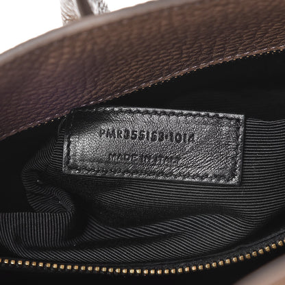 Saint Laurent Grained Calfskin Small Sac De Jour Taupe 8 of 10