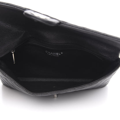 Chanel Caviar Quilted Flap Clutch Black 5 of 10