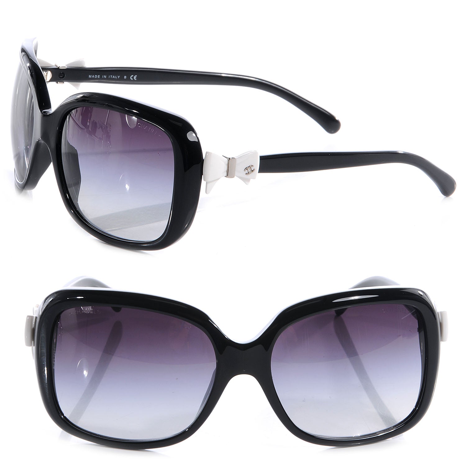 Chanel Bow Sunglasses 5170 Black 1 of 5