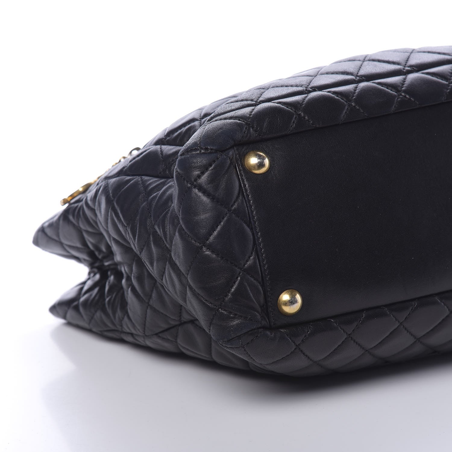Chanel Lambskin Quilted Large Tote Black 9 of 11