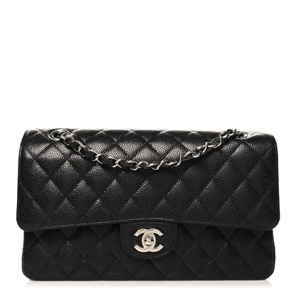 Chanel Caviar Quilted Medium Double Flap Black 1 of 11