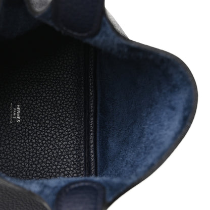 Hermes Taurillon Clemence Picotin Lock 18 PM Bleu Nuit 5 of 13