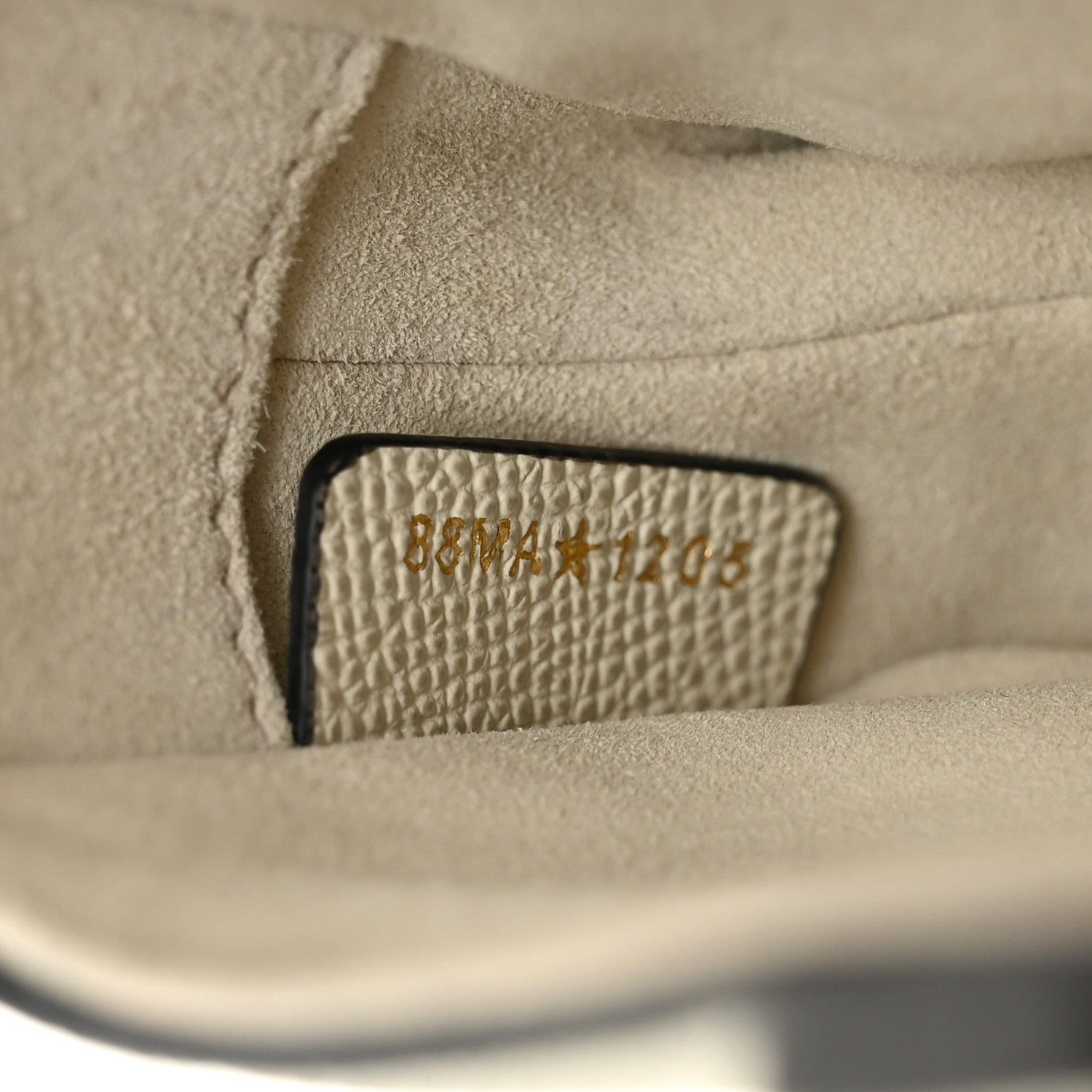 Christian Dior Grained Calfskin Mini Saddle Bag With Strap Latte 7 of 12