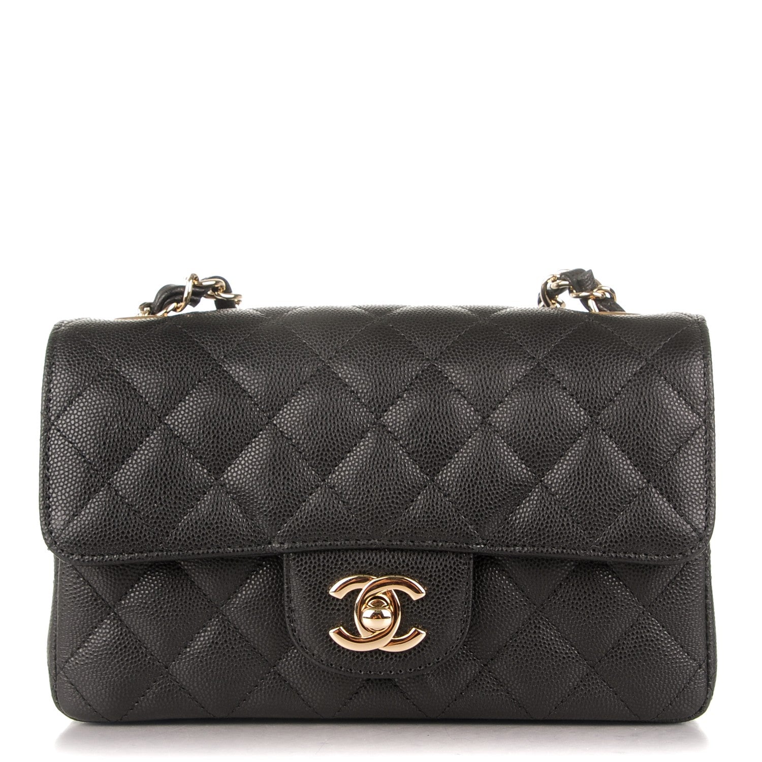 Chanel Caviar Quilted Mini Rectangular Flap Black 1 of 7