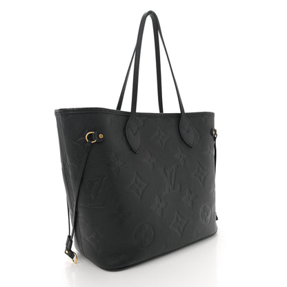 Louis Vuitton Empreinte Monogram Giant Neverfull MM Black 4 of 11