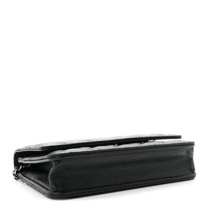 Chanel Caviar Quilted Wallet on Chain WOC Black 4 of 12
