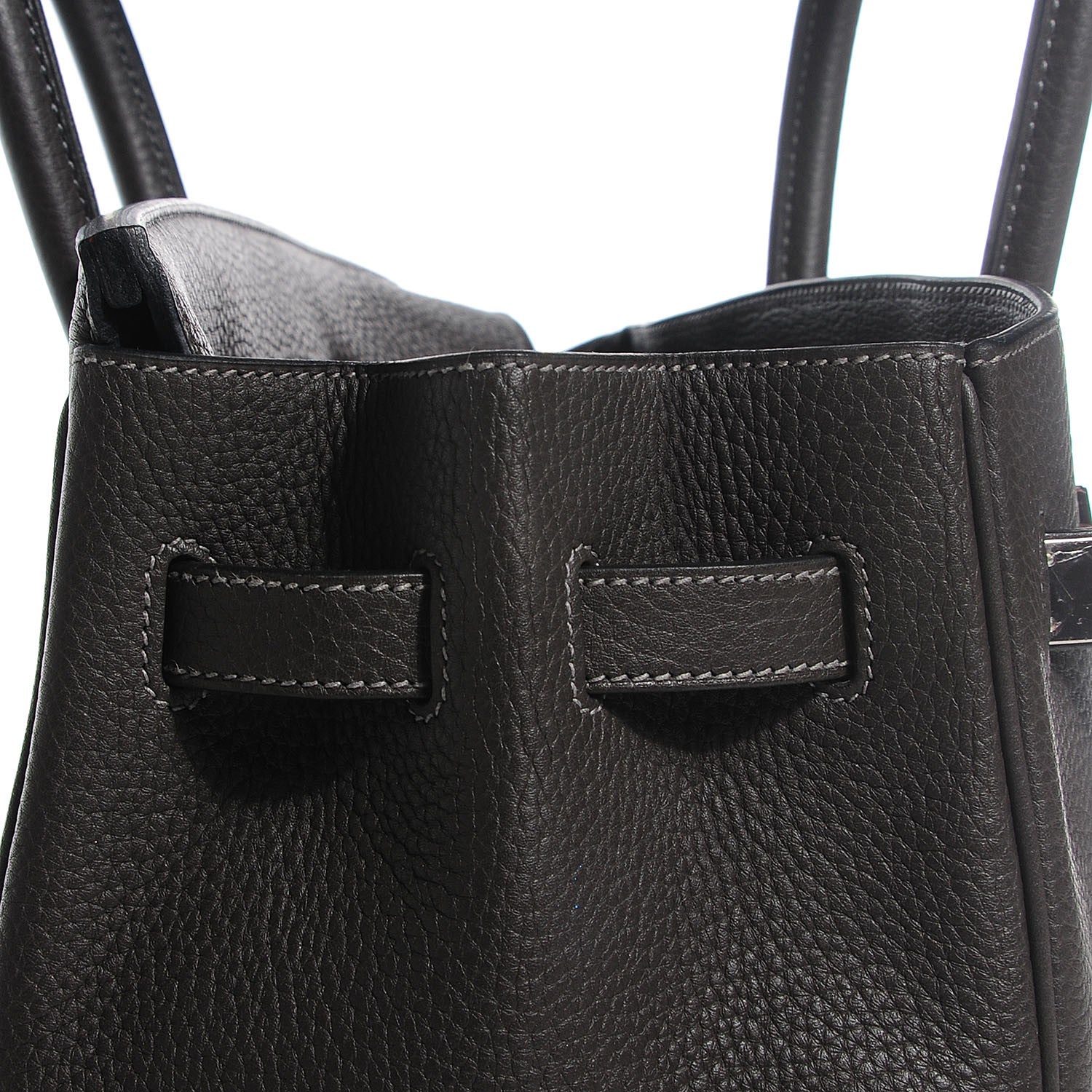 Hermes Taurillon Clemence Birkin 35 Graphite 21 of 27