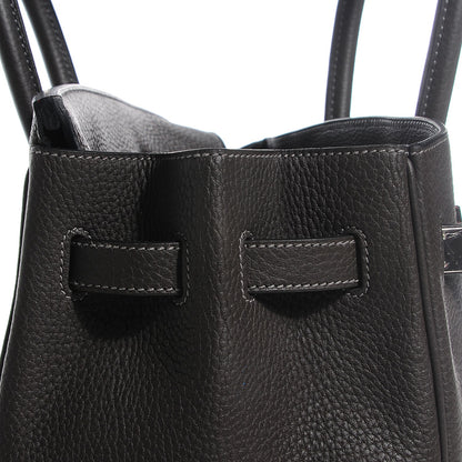 Hermes Taurillon Clemence Birkin 35 Graphite 21 of 27