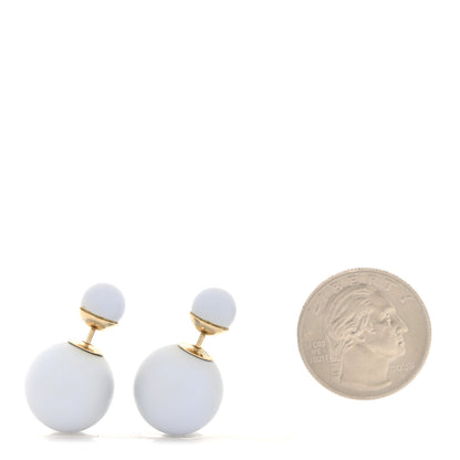 Christian Dior Mise En Dior Tribal Earrings Matte Blue 2 of 5