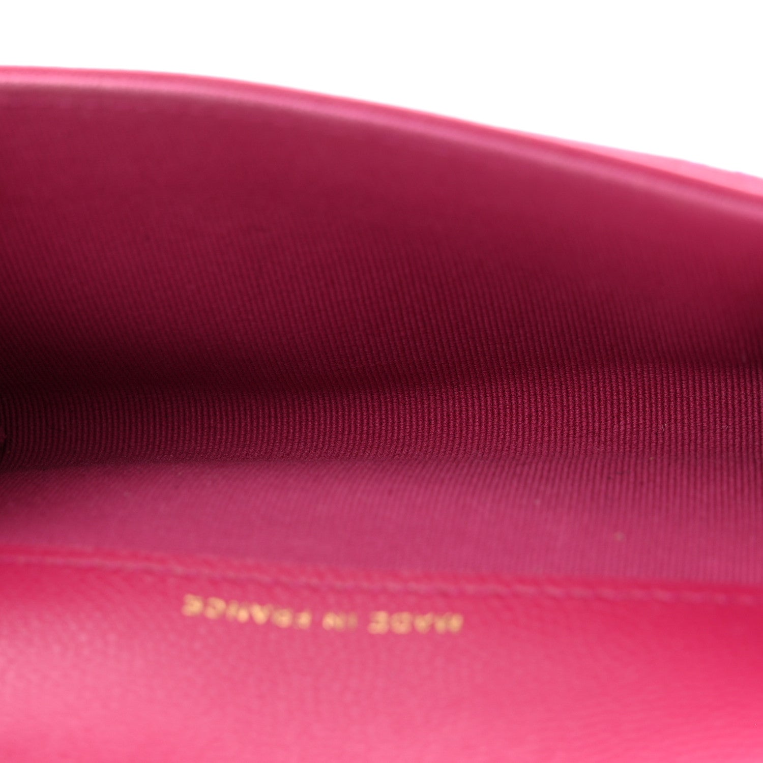 Chanel Caviar Quilted Flap Card Holder Wallet Dark Pink 5 of 7