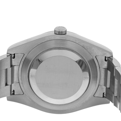 Rolex Stainless Steel 18K White Gold 41mm Oyster Perpetual Datejust Watch Blue 116334 4 of 4