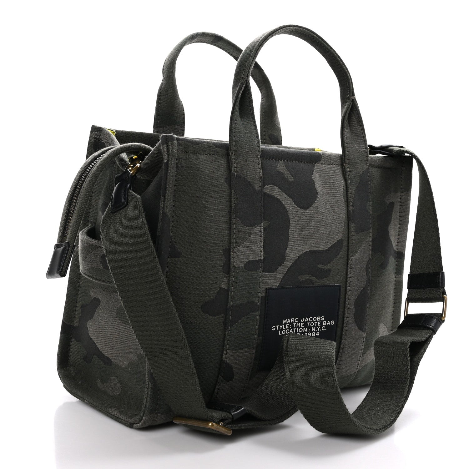 Marc Jacobs Canvas Camouflage Medium The Tote Bag Khaki 3 of 9