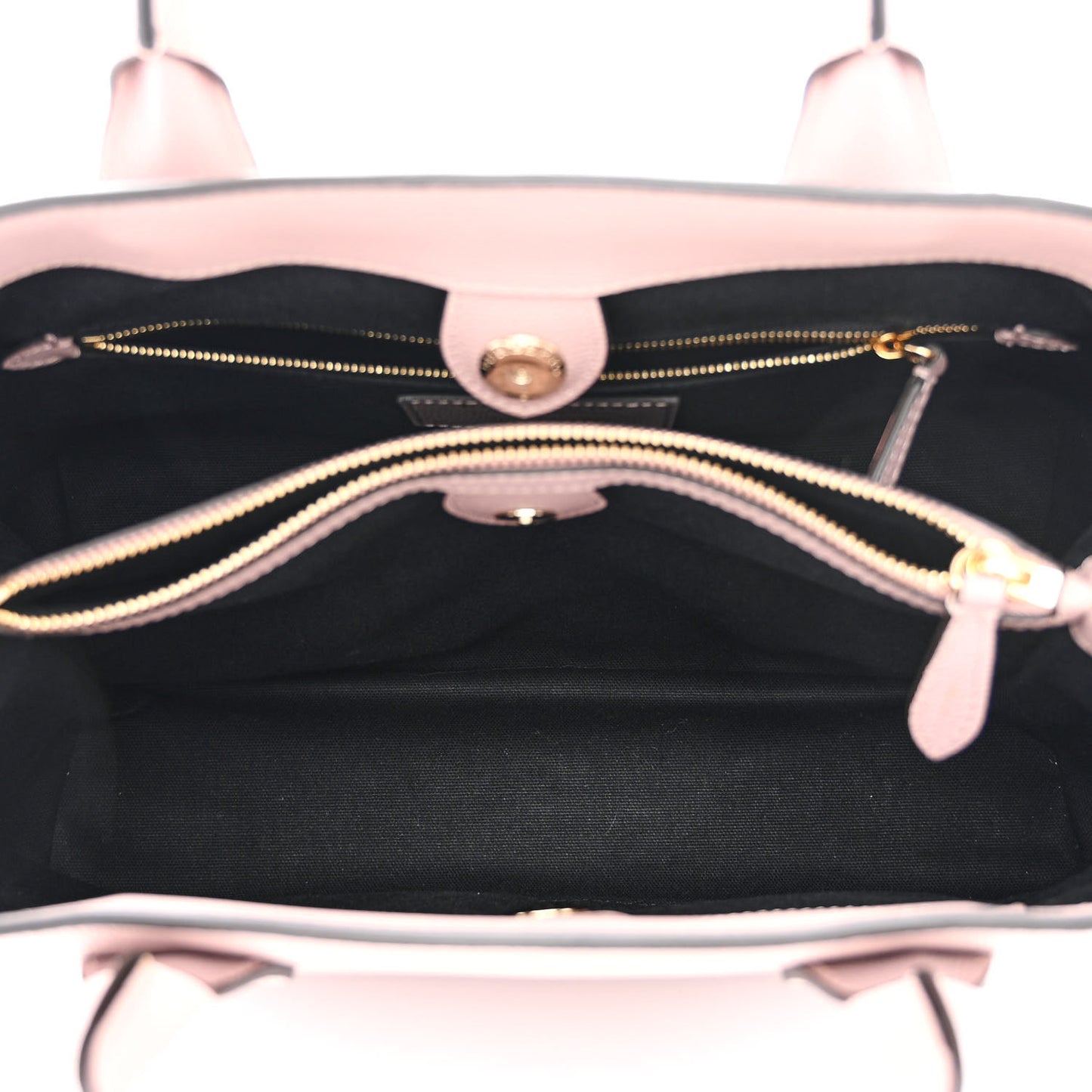 Derby Calfskin House Check Medium Banner Tote Pale Orchid