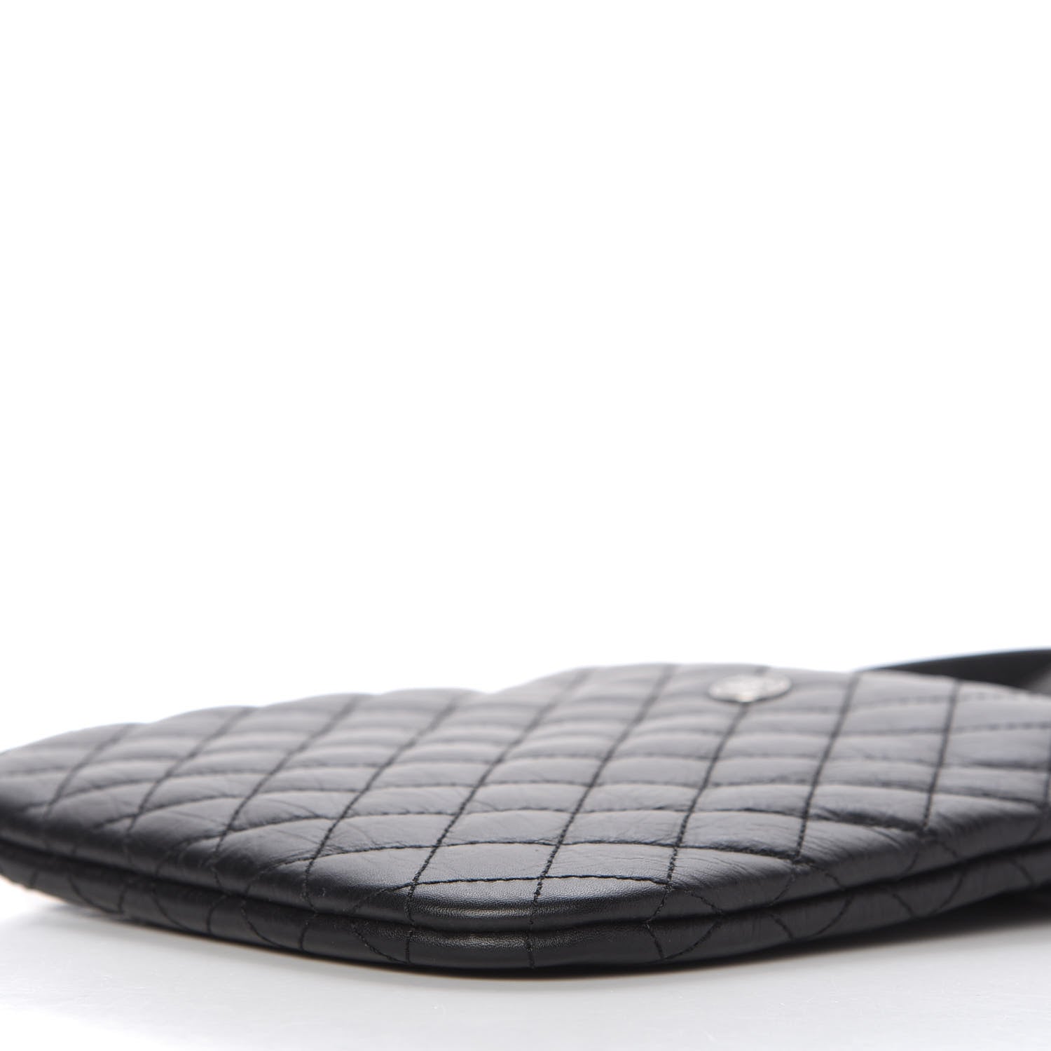 Chanel Aged Calfskin Quilted Crossbody Bag Black 7 of 10