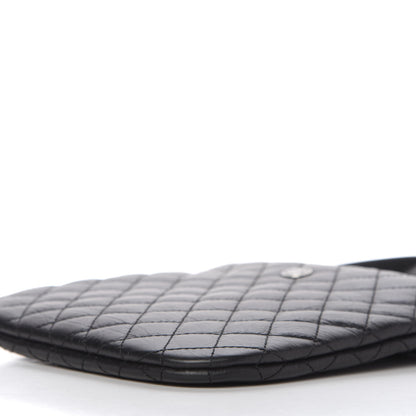Chanel Aged Calfskin Quilted Crossbody Bag Black 7 of 10