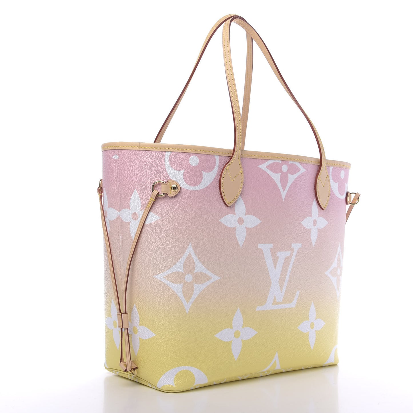 Monogram Giant By The Pool Neverfull MM Light Pink