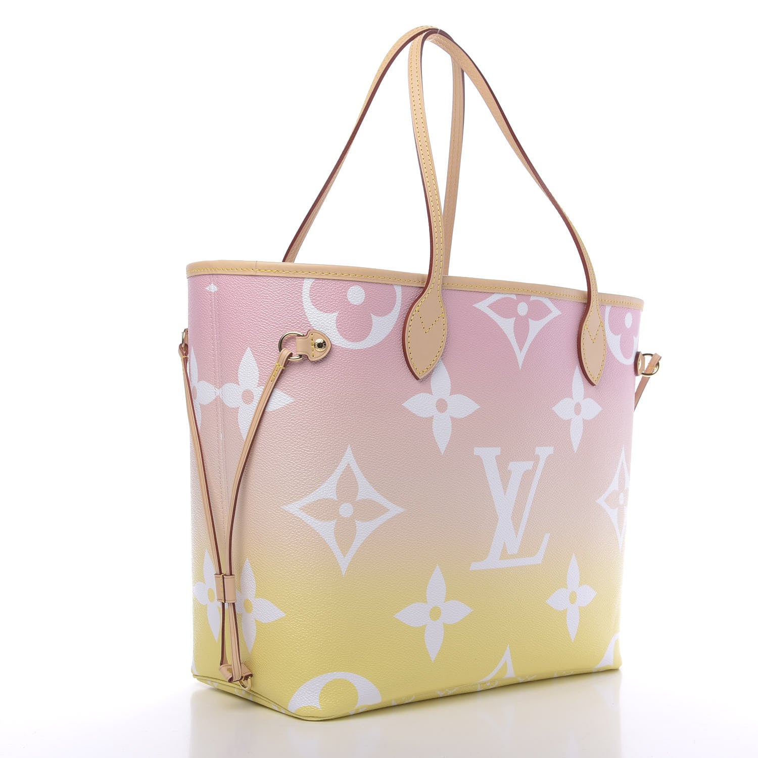 Louis Vuitton Monogram Giant By The Pool Neverfull MM Light Pink 3 of 10