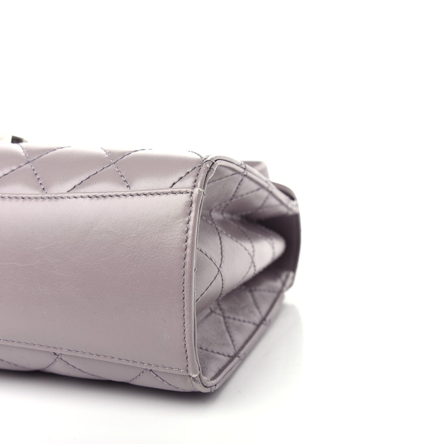 Chanel Calfskin Quilted Mad About Quilting Medium Flap Light Purple 9 of 10