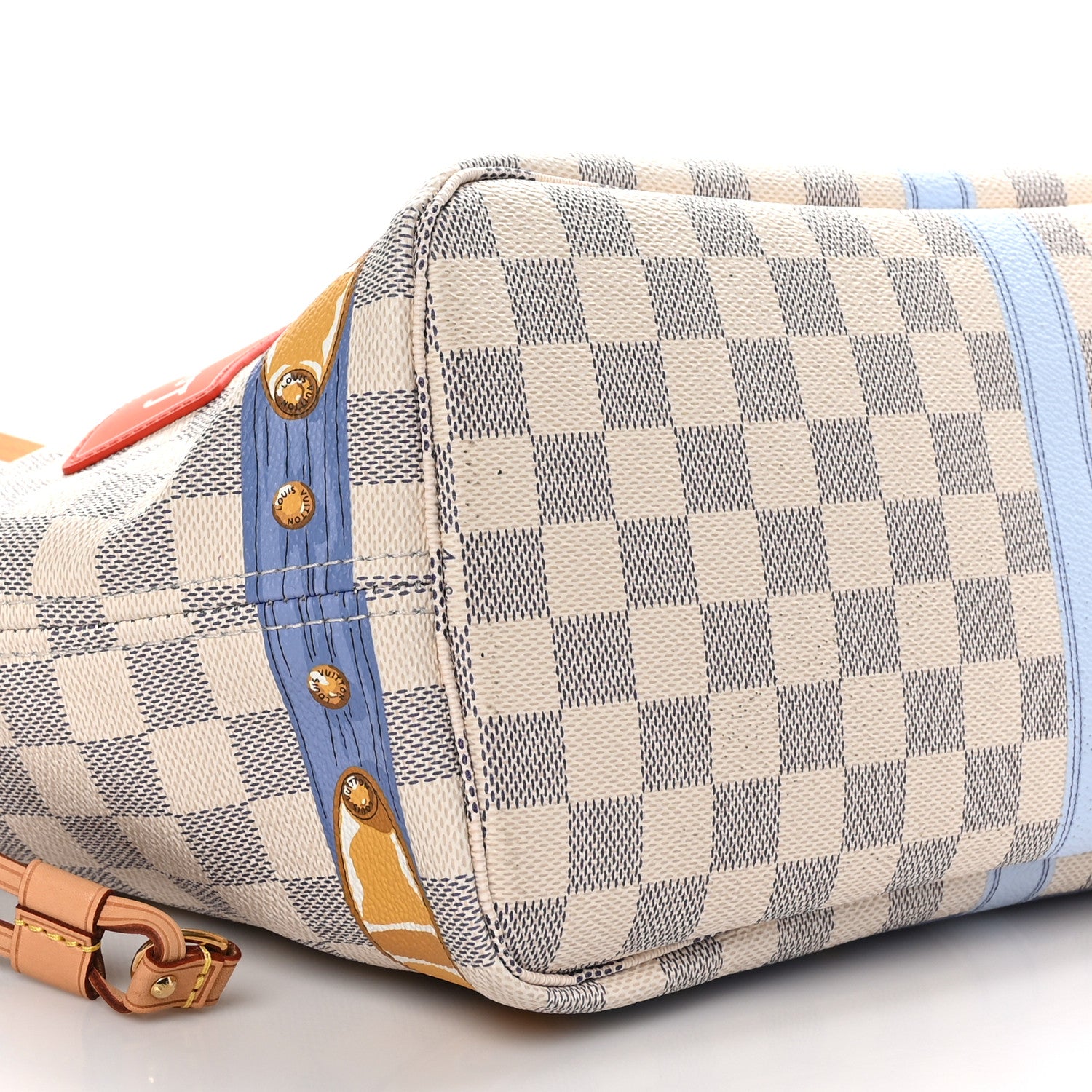 Louis Vuitton Damier Azur Summer Trunks Neo Neverfull MM 10 of 11