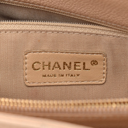 Chanel Caviar Quilted Grand Shopping Tote GST Beige 6 of 18